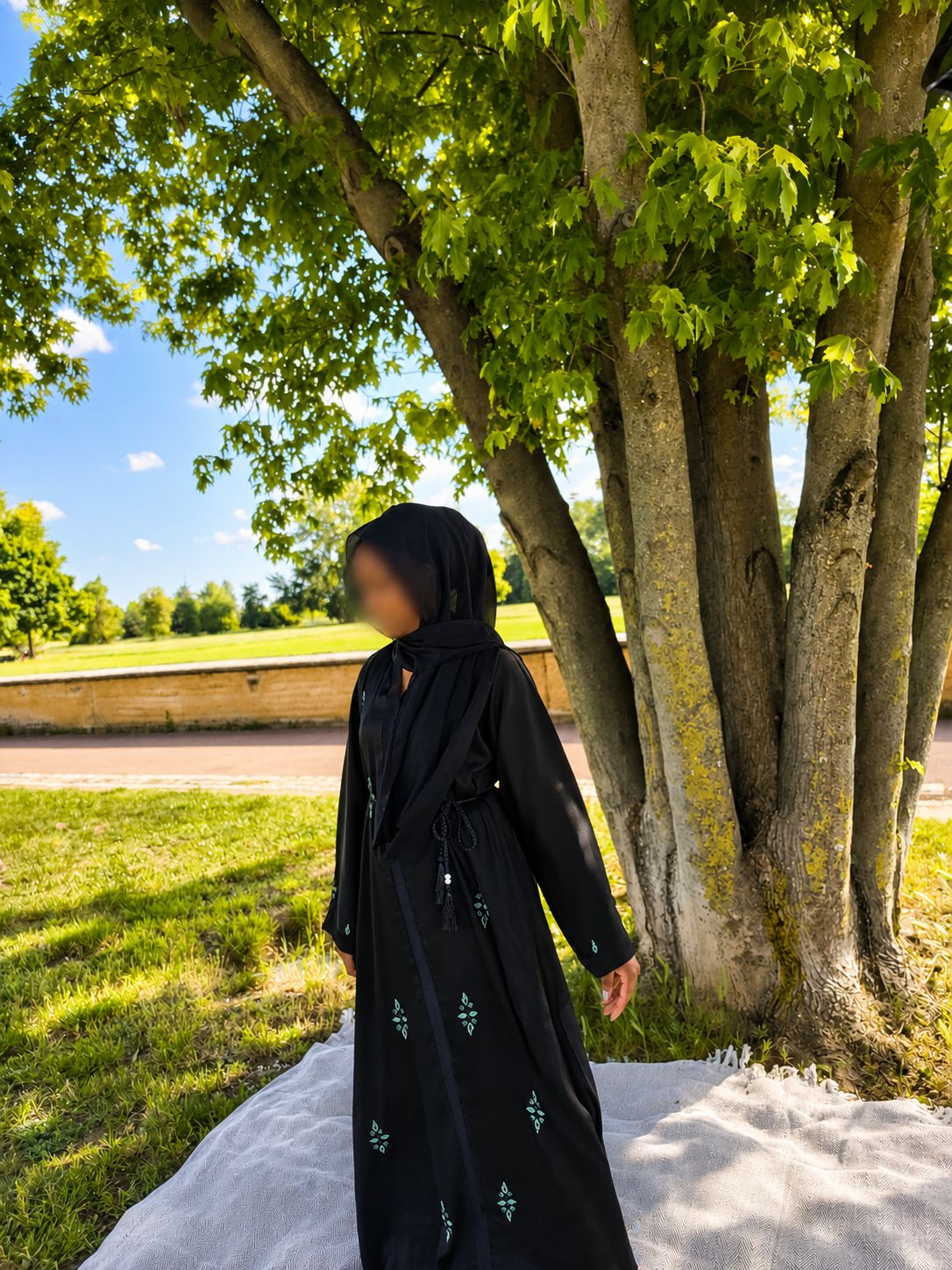 Abaya Layla — Noir Profond