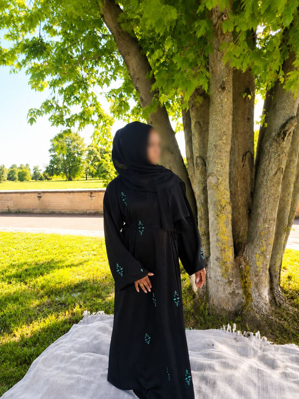 Abaya Layla — Noir Profond