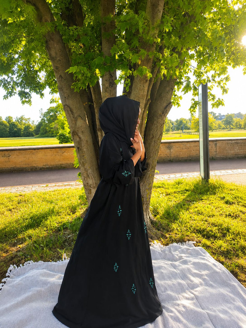 Abaya Layla — Noir Profond