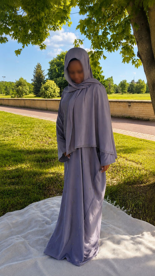 Abaya Naïma — Taupe Perlé